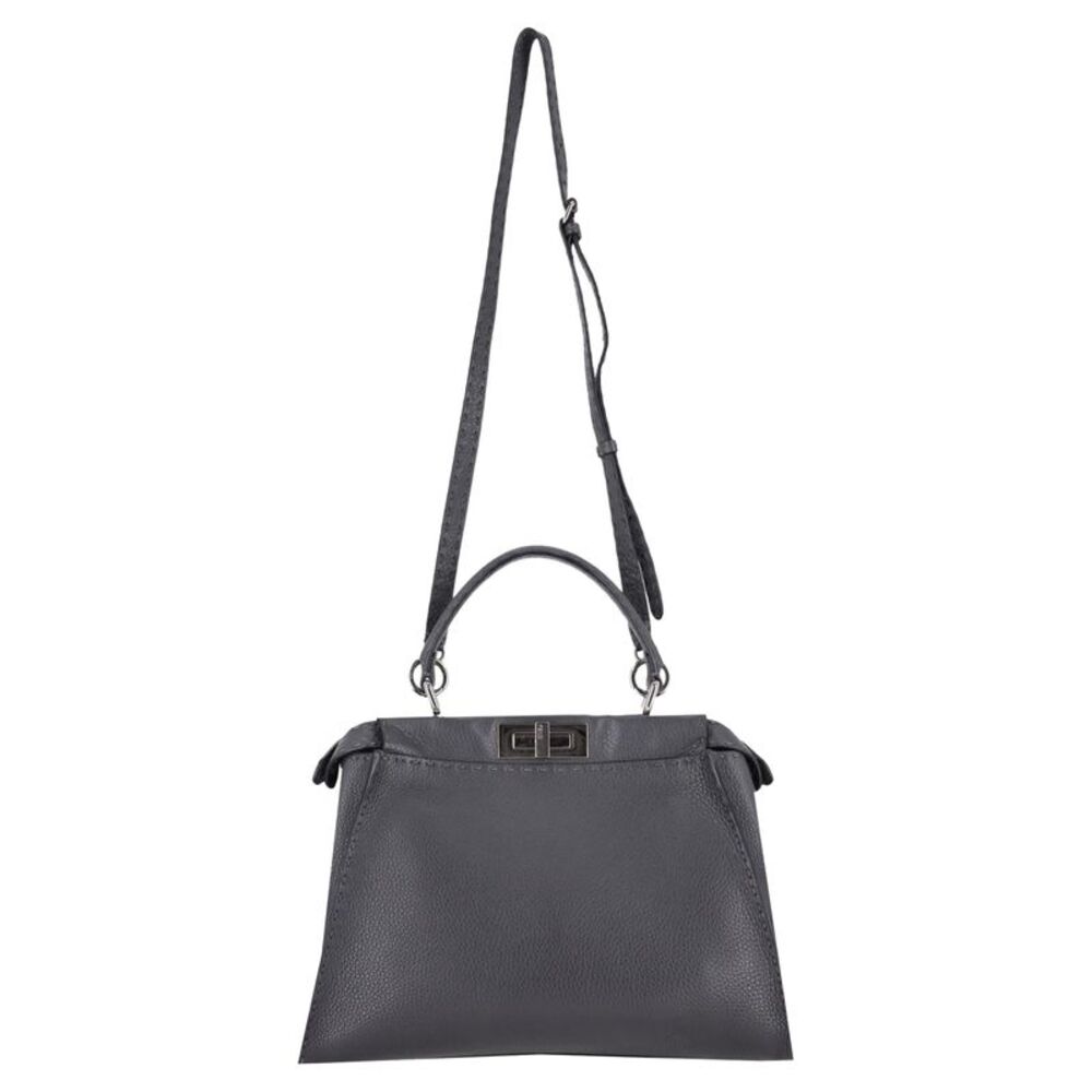Fendi Peekaboo Medium Model Leather Tote Bag